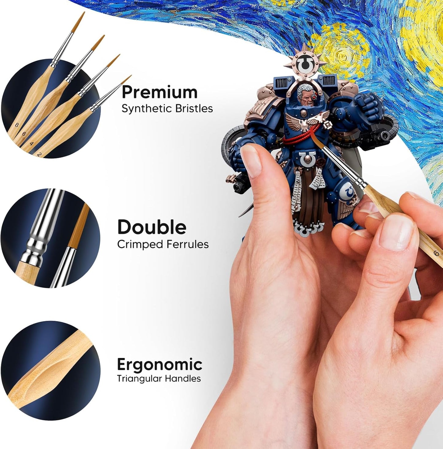 DetailPro - Fine Detailing PaintBrush Set